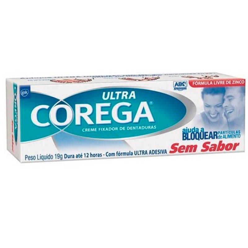 Corega Ultra Creme 19g - Drogaria Poupa Centro