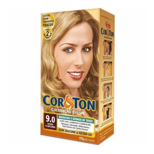 Tint Cor&Ton 50G 9.0 Lou/Clari - Drogaria Poupa Centro