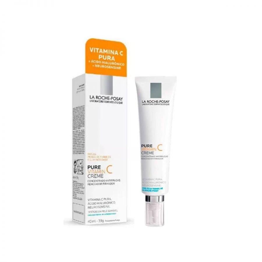 Creme Facial Vitamin C Anti-Idade Pure Com 40ml - Drogaria Poupa Centro
