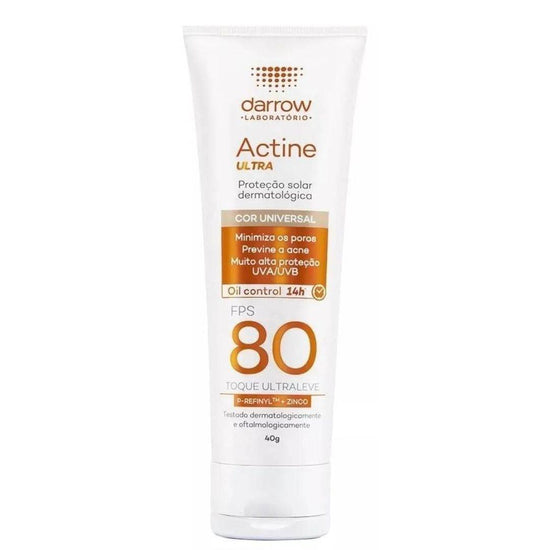 ACTINE ULTRA COR UNIVERSAL PROT SOLAR FPS 80 40G - Drogaria Poupa Centro