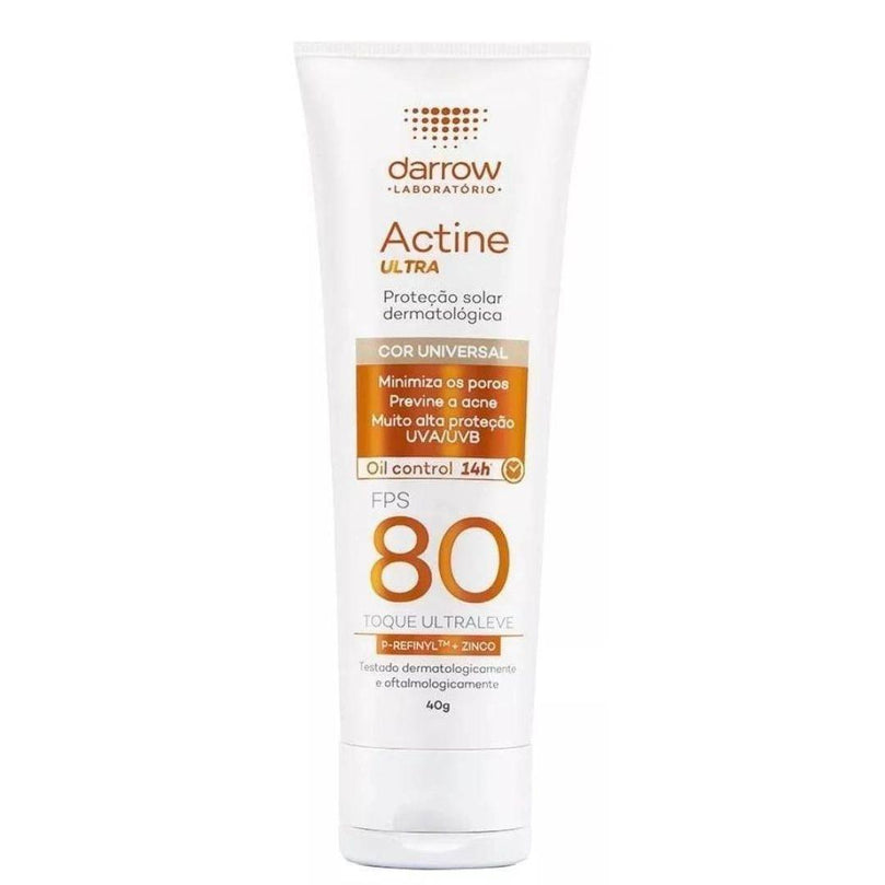 ACTINE ULTRA COR UNIVERSAL PROT SOLAR FPS 80 40G - Drogaria Poupa Centro