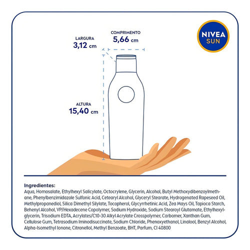 Protetor Solar Sun Protect & Bronze Fps30 125ml Nivea