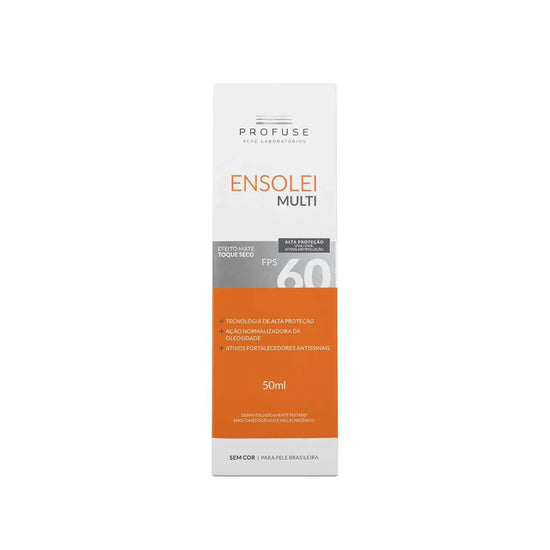 Ensolei Multi FPS 60 Sem Cor 50 ml Profuse - Drogaria Poupa Centro
