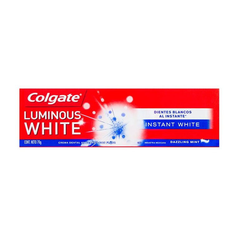 Colgate Luminous White Instant 70g: Clareamento Instantâneo