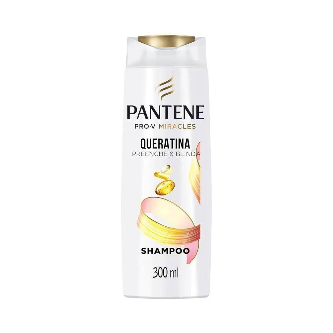 Shampoo Pantene 300ml Queratina - Drogaria Poupa Centro