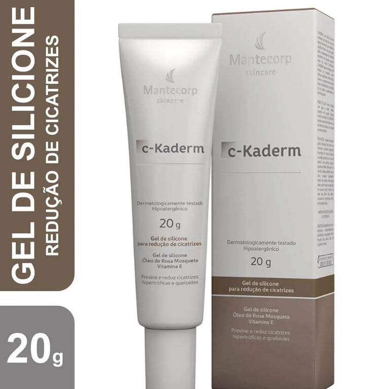 Gel de Silicone para Redução de Cicatrizes Mantecorp C-Kaderm com 20g