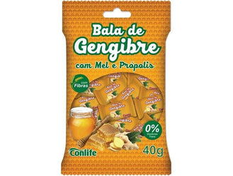Bala Gengibre Conlife Mel e Própolis - Drogaria Poupa Centro
