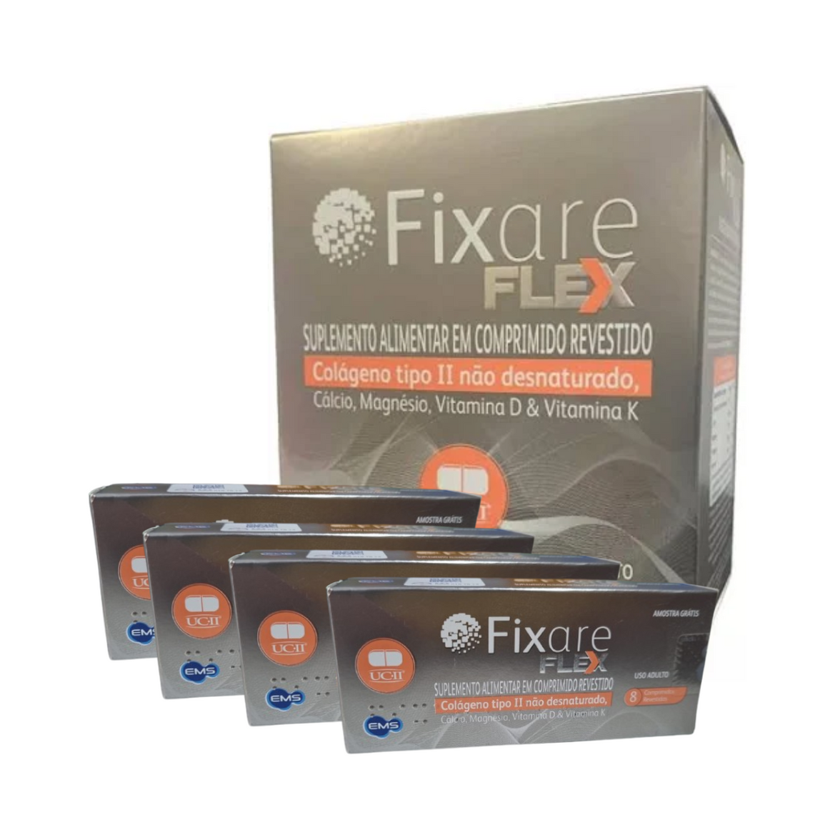 Fixare Flex Com 120 Comprimidos + 32 comp Brinde