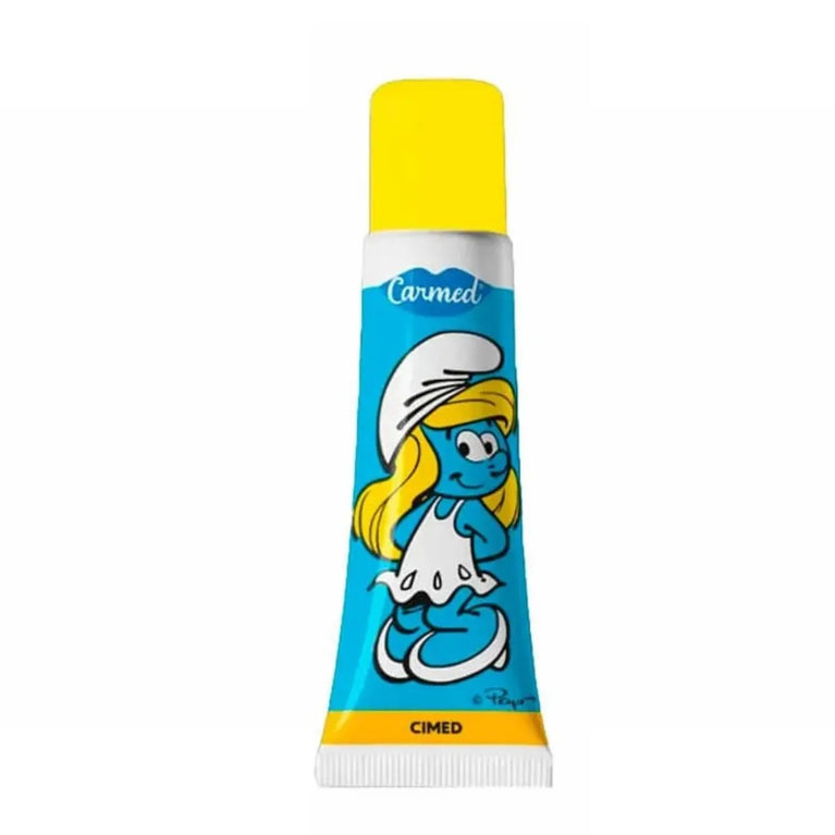 Hidratante Labial Carmed Os Smurfs Blueberry Incolor 10g