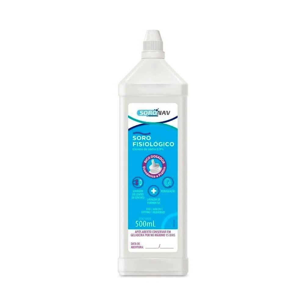 Soro Fisiológico Soronav - 500Ml - Drogaria Poupa Centro