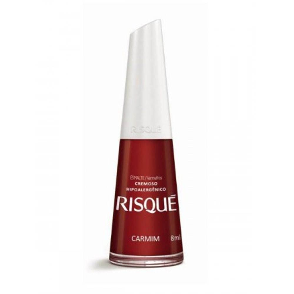 Esmalte Risque Cremoso Carmim 8ml - Drogaria Poupa Centro