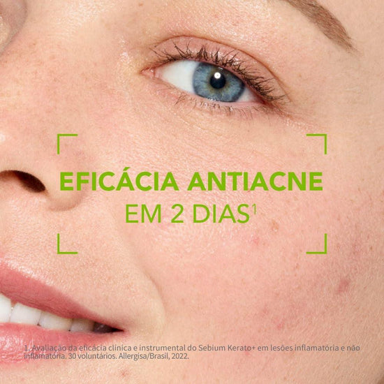 Gel Creme Antiacne Sebium Kerato+ 30ml Bioderma Momento De Aplicação Dia/noite Tipo De Pele Oleosa - Drogaria Poupa Centro
