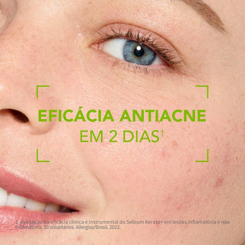 Gel Creme Antiacne Sebium Kerato+ 30ml Bioderma Momento De Aplicação Dia/noite Tipo De Pele Oleosa - Drogaria Poupa Centro