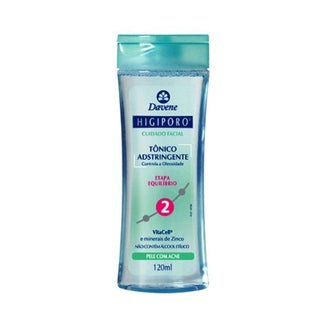 Tonico Adstringente 5 em 1 Davene Higiporo Pele com Acne 120mL