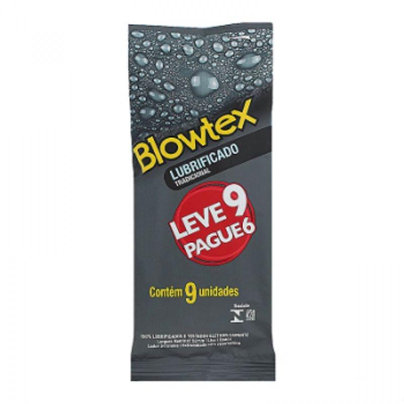Preservativo Blowtex Lubrificado Com 9 Uidades - Drogaria Poupa Centro