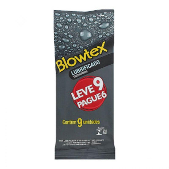 Preservativo Blowtex Lubrificado Com 9 Uidades - Drogaria Poupa Centro