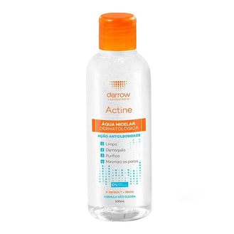 ACTINE AGUA MICELAR PELES OLEOSAS 100ML - Drogaria Poupa Centro