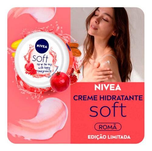 Hidratante Nivea Soft En Pote De 100ml/98g Romã - Drogaria Poupa Centro