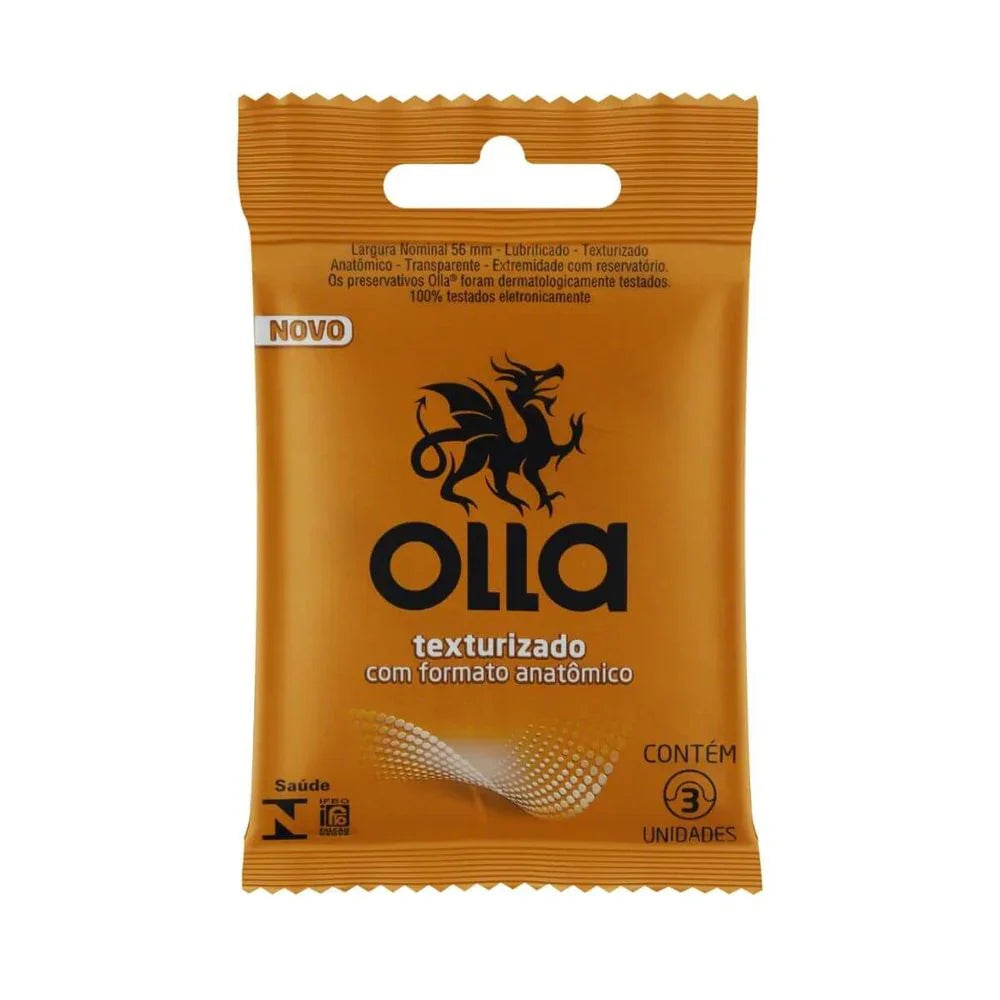 Preservativo Olla Stimulos Texturizado C/3