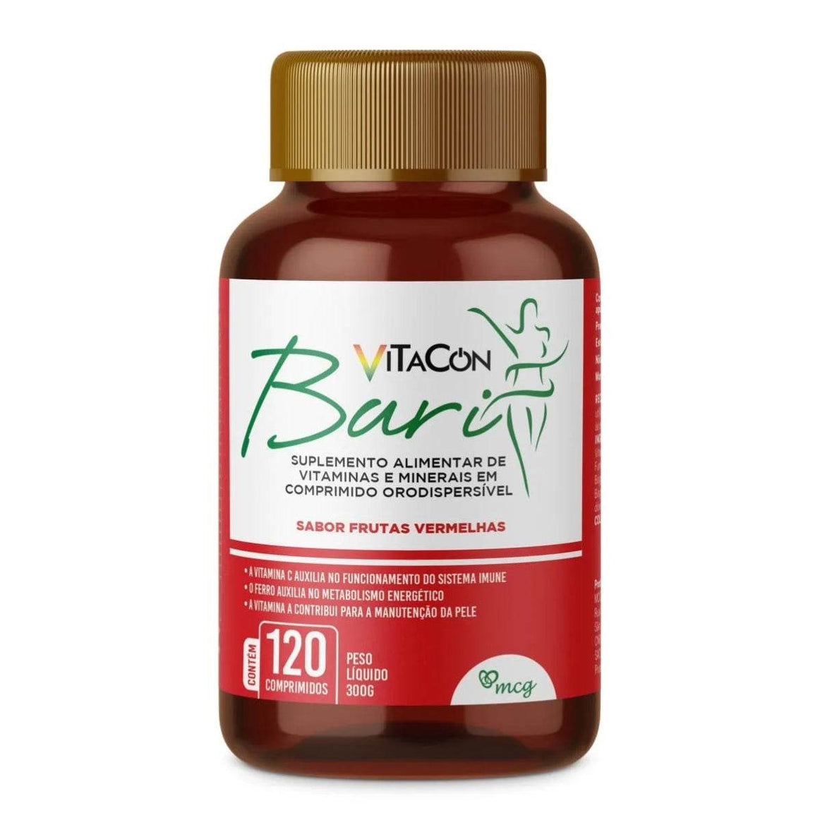 Vitacon Bariatric Frutas Vermelhas 120 Cápsulas - Drogaria Poupa Centro