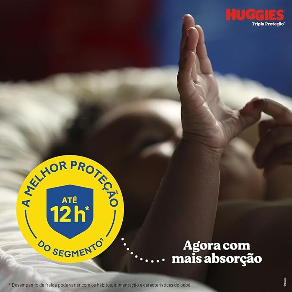 Huggies Fralda Tripla Proteção G 36 Un