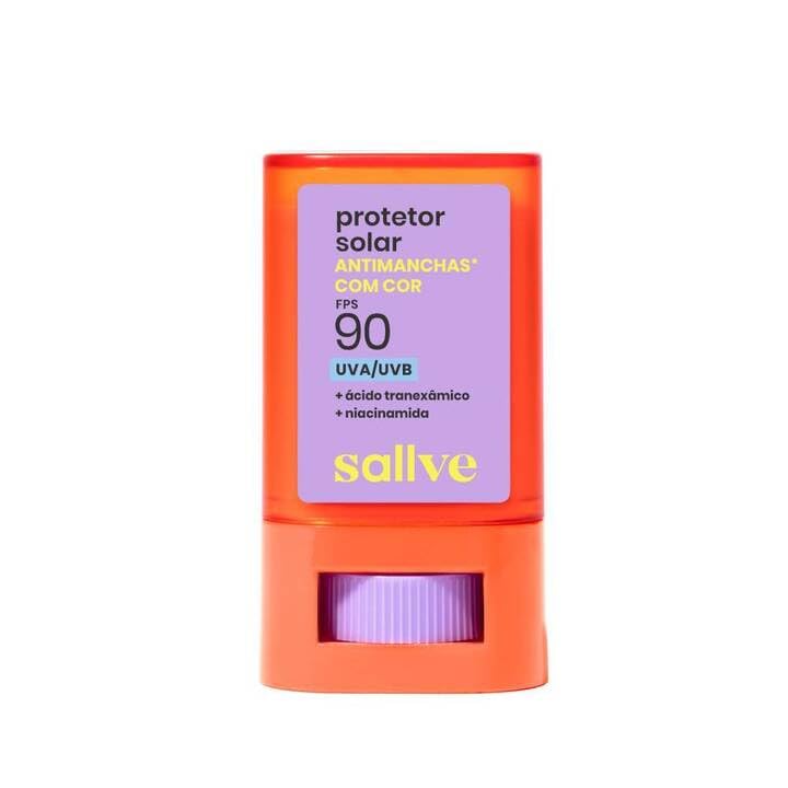 Sallve Protetor Solar Bastão Antimachas FPS 90 Cor 5 - 15g