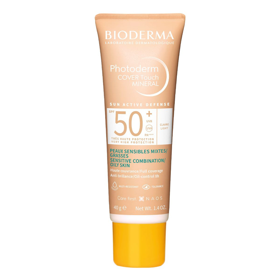 Protetor Solar Facial Photoderm Cover Touch Claro Fps50+ 40G