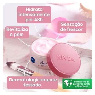 Creme Hidratante Facial em Gel Nivea Aqua Rose com 50ml - Drogaria Poupa Centro