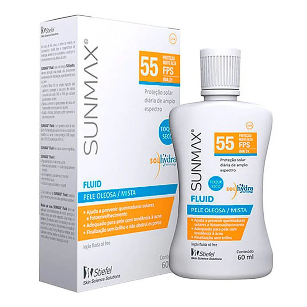 Protetor Solar Sunmax Fluid FPS55 60G