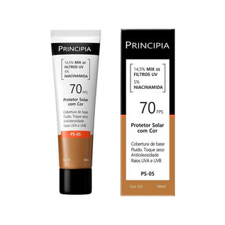 Protetor Solar Facial Principia PS-05 Cor 5.0 FPS 70 30ml