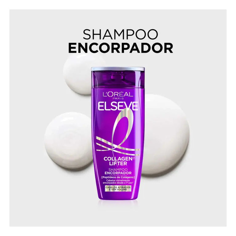 Shampoo Encorpador Elseve Collagen Lifter 400ml