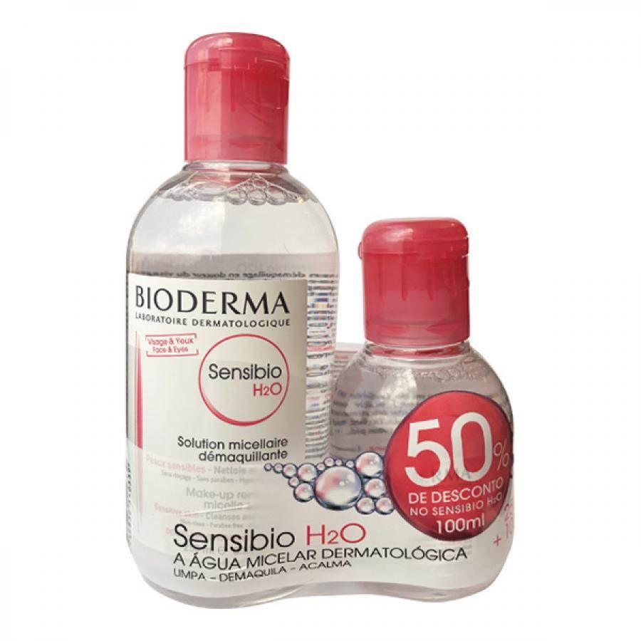 Kit Água Micelar Sensibio Bioderma 250Ml+Sens 100Ml - Drogaria Poupa Centro