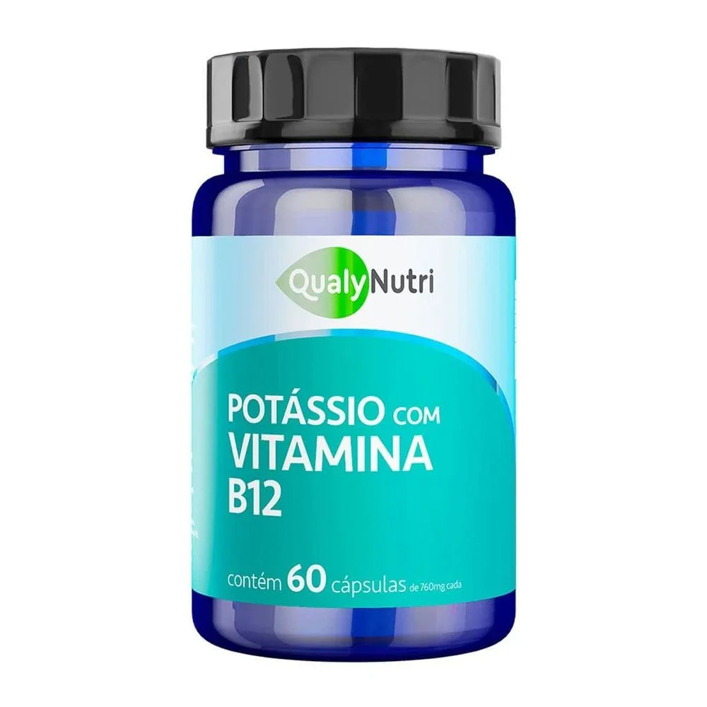 Potássio + Vitamina B12 60 Cápsulas Qualynutri