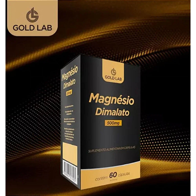 Magnesio Dimalato 500Mg C/60 Caps Gold Lab