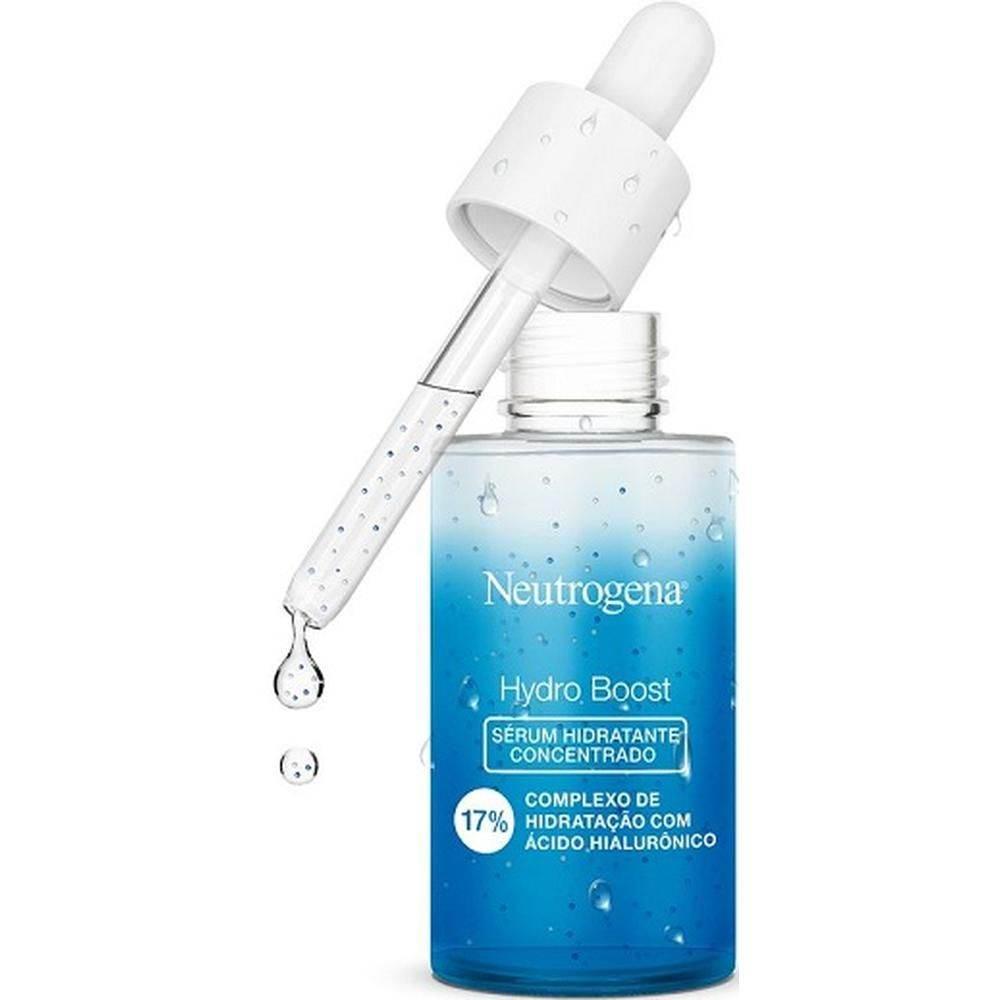 Sérum Hidratante Facial Concentrado Neutrogena Hydro Boost 30Ml - Drogaria Poupa Centro