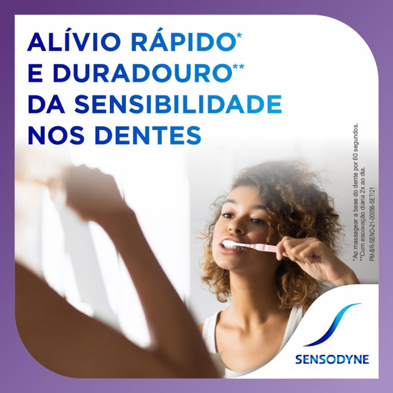 Creme Dental Sensodyne Sensibilidade Rápido Alívio  Leve 3 e Pague 2 50g cada