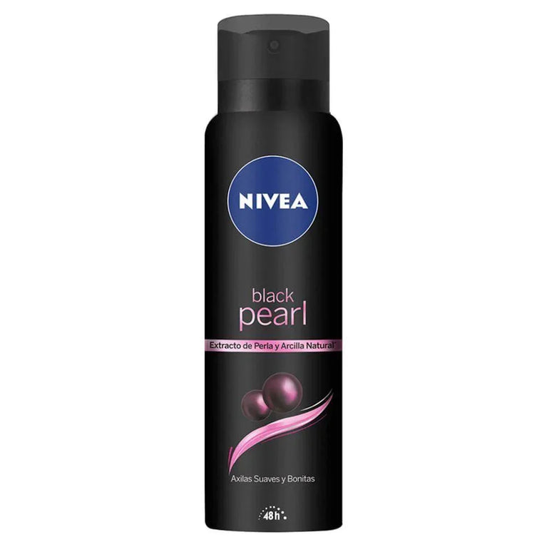 Desodorante Nivea Aerosol BlackePearl 150ml - Drogaria Poupa Centro