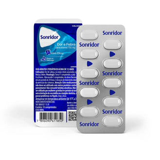 Sonridor Dor e Febre Paracetamol 750mg Pack com 50 Comprimidos