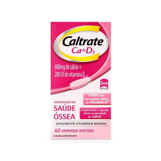 Caltrate 600+D 60 Comprimidos - Drogaria Poupa Centro