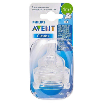 Bico Mamadeira Classic+ Avent N2 C/2 - Drogaria Poupa Centro