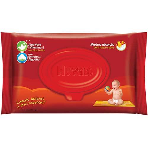 Toalha Huggies C/48 Vermelha