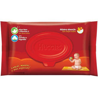 Toalha Huggies C/48 Vermelha