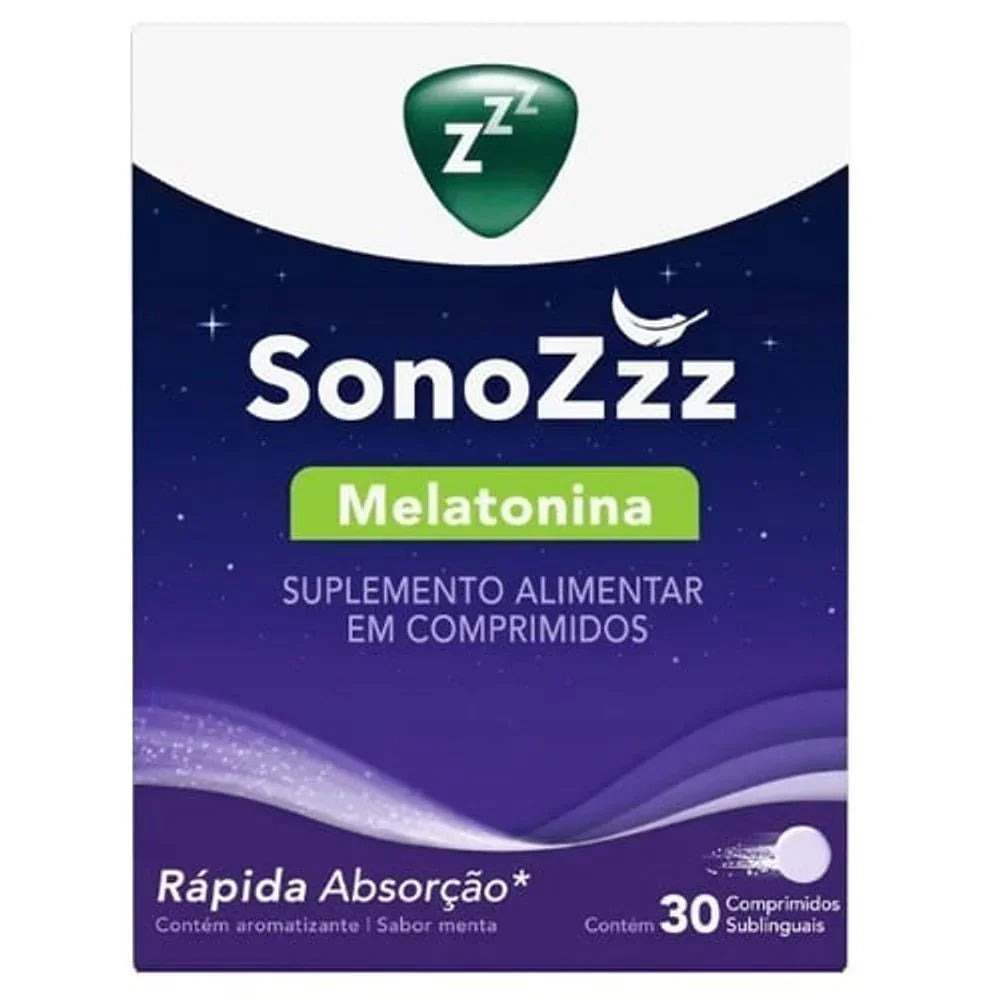 SonoZZZ Melatonina de Menta VICK - 30 Comprimidos Sublinguais