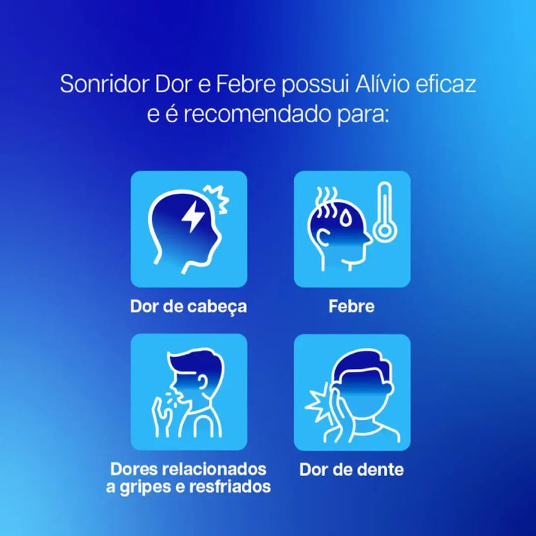 Sonridor Dor e Febre Paracetamol 750mg 10 comprimidos