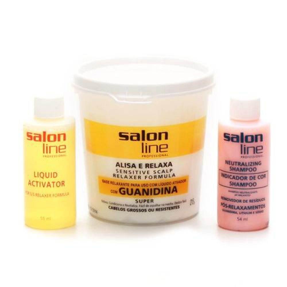 Salon Line Alisante Kit 218G Tradicional Super - Drogaria Poupa Centro