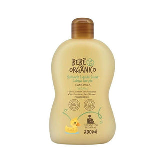 Sabonete Líquido Suave Cabeça aos Pés Bebê Orgânico / Camomila 200ml - Drogaria Poupa Centro