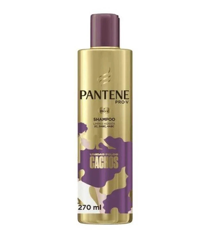 Shampoo Pantene Unidas Pelos Cachos 270Ml - Drogaria Poupa Centro