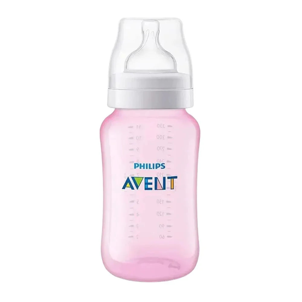 Mamadeira Avent 330ml Anticólica 3.0 Rosa