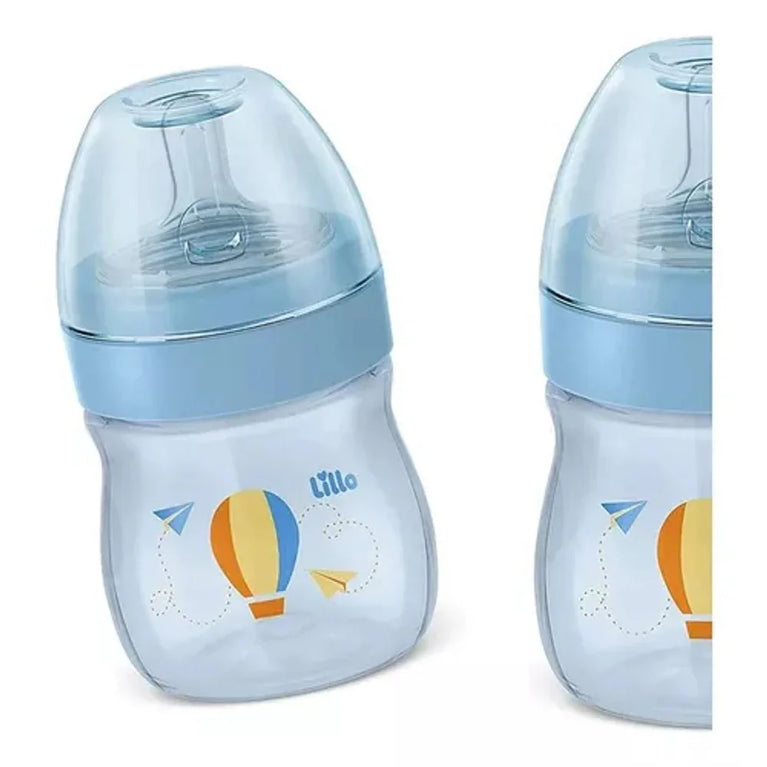 Mamadeira Lillo Super Evolution Primeiros Passos 150ml – Azul