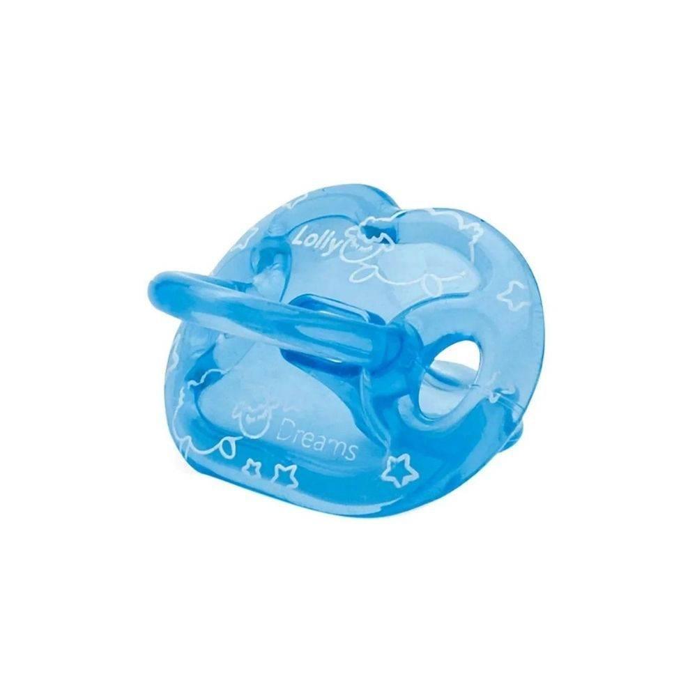 Chupeta Lolly Silicone O-T2 Azul - Drogaria Poupa Centro